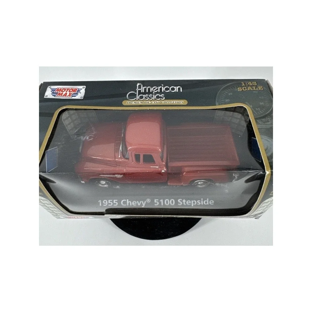 1955 Chevy 5100 Stepside Pickup 1:43 Scale Diecast Motor Max American Classics